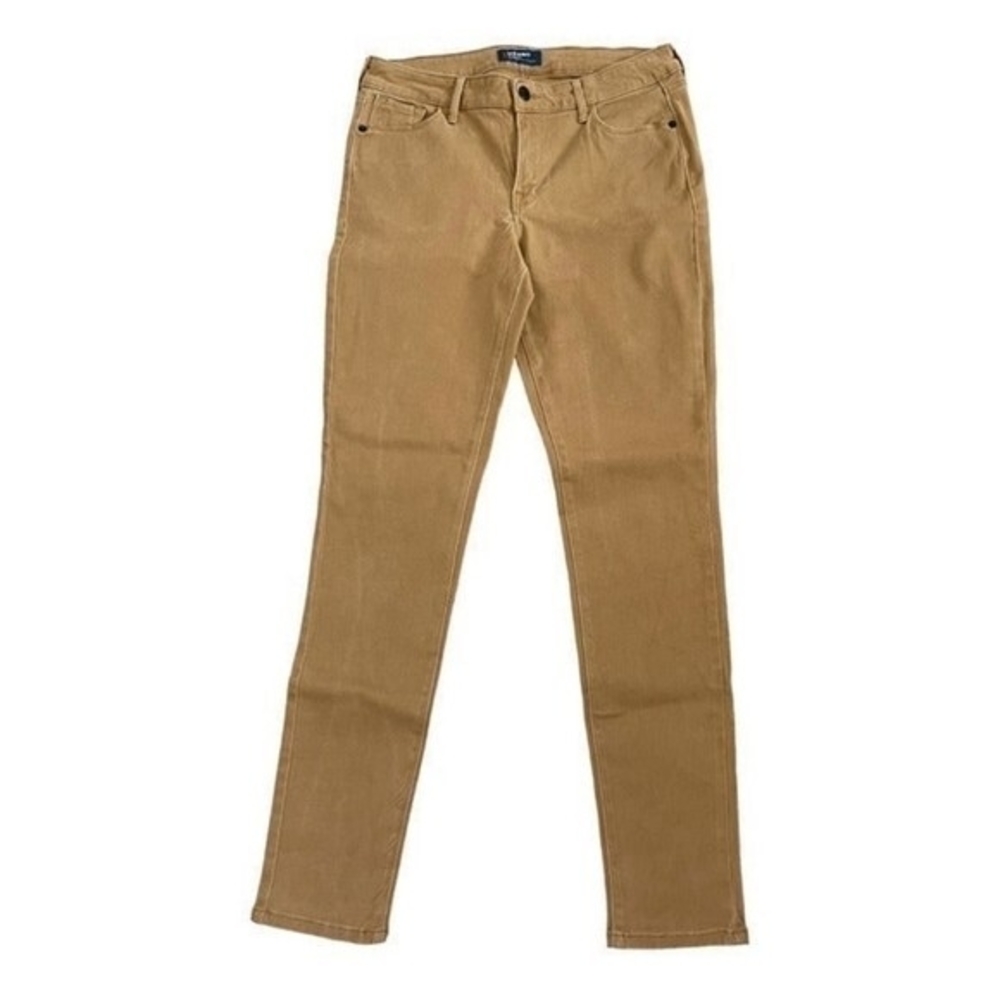 OLD NAVY Rockstar Tan Cotton Jeans Women Size 8 Mid Rise 29" Inseam VG - Picture 6 of 9